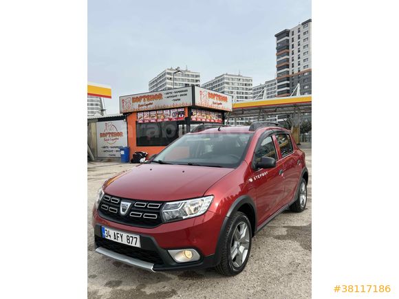 Sahibinden Dacia Sandero 0.9 TCe Stepway Easy-R 2017 Model Ankara 75.000 km Kırmızı
