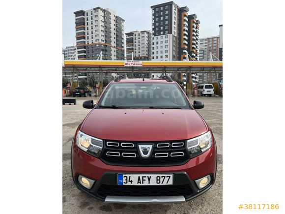 Sahibinden Dacia Sandero 0.9 TCe Stepway Easy-R 2017 Model Ankara 75.000 km Kırmızı