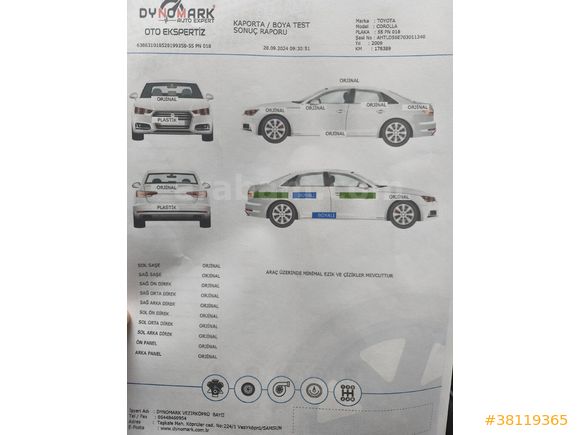 Sahibinden Toyota Corolla 1.4 D-4D Elegant 2009 Model