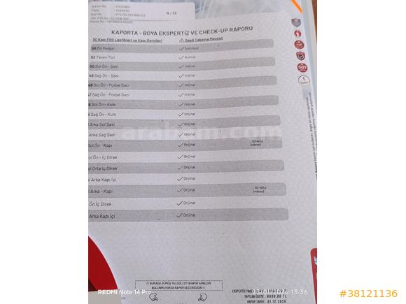 Sahibinden Renault Fluence 1.5 dCi Icon 2014 Model Adana