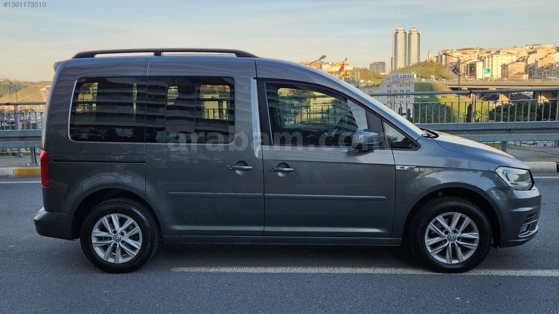 Galeriden Volkswagen Caddy 2.0 TDI Comfortline 2017 Model İstanbul 307.000 km Gri 7