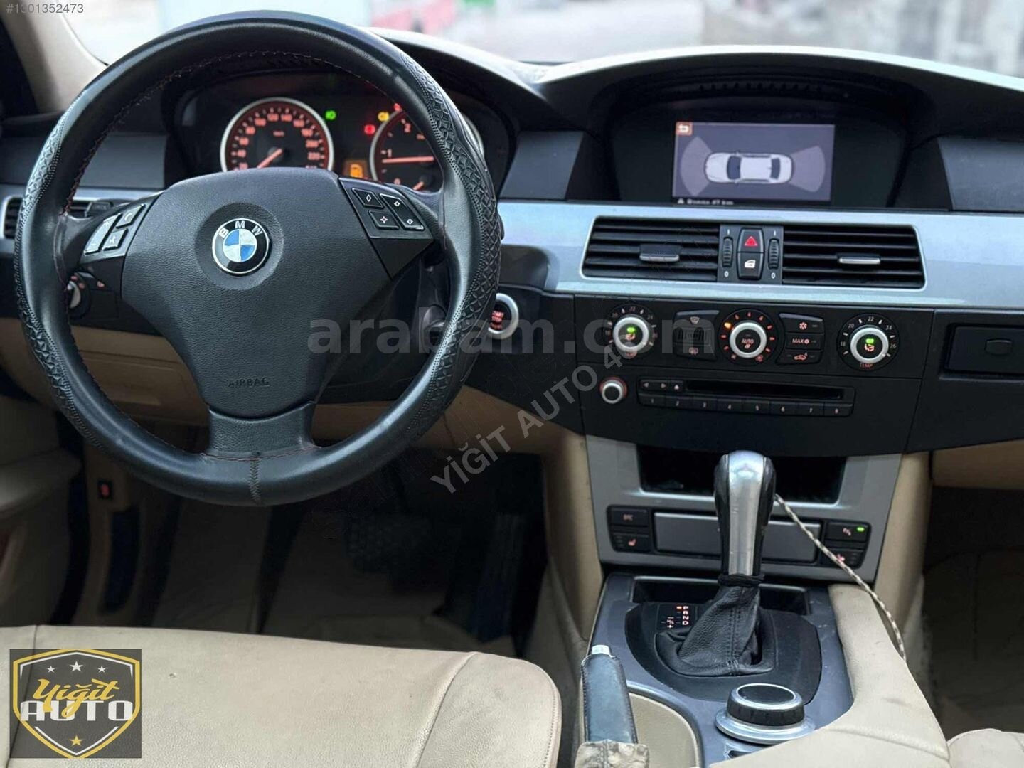 Galeriden BMW 5 Serisi 520d Standart 2007 Model Kahramanmaraş 418.000 km Siyah 6