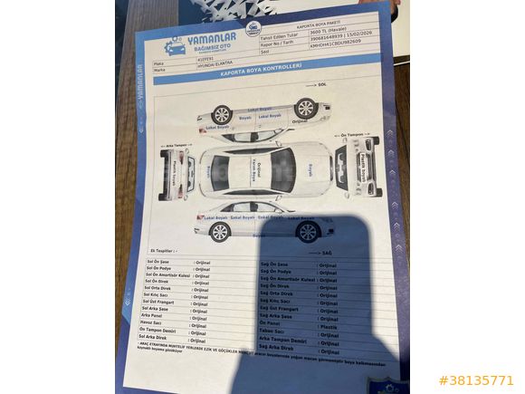 Sahibinden Hyundai Elantra 1.6 D-CVVT Mode Plus 2013 Model 