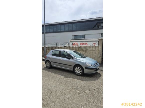 Düşük KM  Sahibinden Peugeot 307 1.4 XR 2004   202.200 km Gri