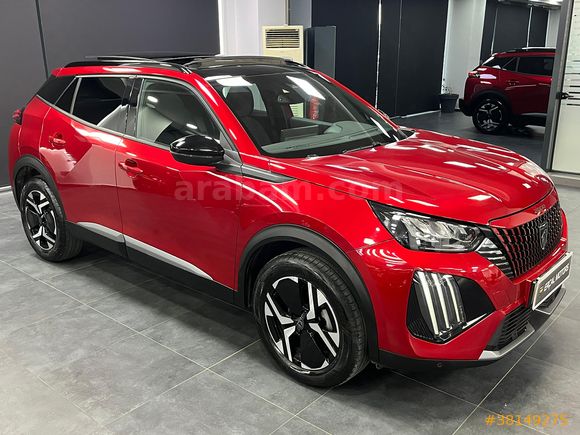 ERÇAL:2025 PEUGEOT 2008 ALLURE+CAM TAVAN+BOYASIZ+0.99+K/K TAKSİT