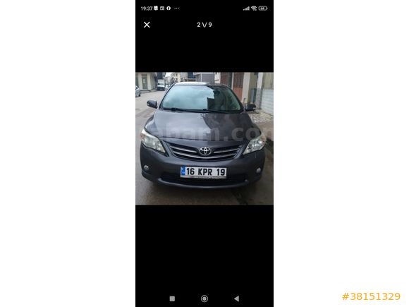 Sahibinden Toyota Corolla 1.4 D-4D Comfort 2011 Model