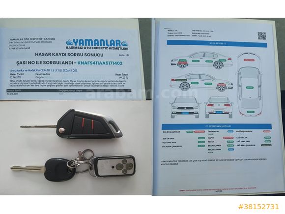 Sahibinden Kia Cerato 1.6 GSL Core 2010 Model 