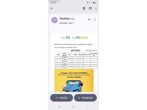 2017 MODEL 18 ÇIKIŞLI BAKIMLI TAKAS OLUR 790 bin TL