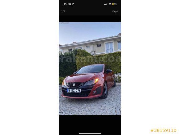 Sahibinden orjinal yazılımsız Seat Ibiza 1.4 TSI Sport Coupe Bocanegra 2011 Model İstanbul