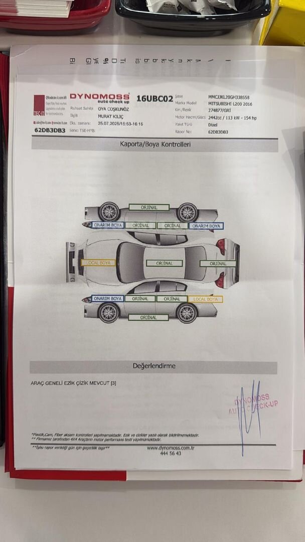 Sahibinden Mitsubishi L 200 4x4 Tornado 2016 Model 5