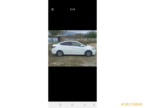 Sahibinden Hyundai Accent Blue 1.6 CRDI Mode 2012 Model