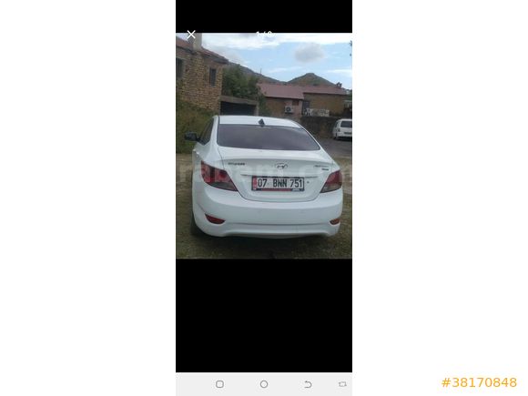 Sahibinden Hyundai Accent Blue 1.6 CRDI Mode 2012 Model