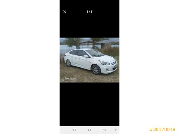 Sahibinden Hyundai Accent Blue 1.6 CRDI Mode 2012 Model