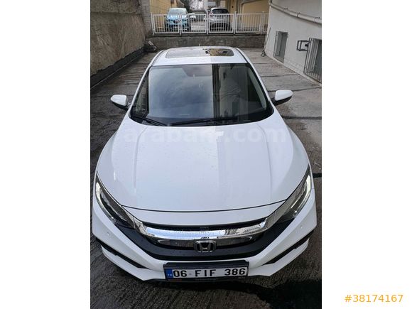 Sahibinden Honda Civic 1.6i VTEC Eco Elegance 2021 Model  49.500 km Beyaz