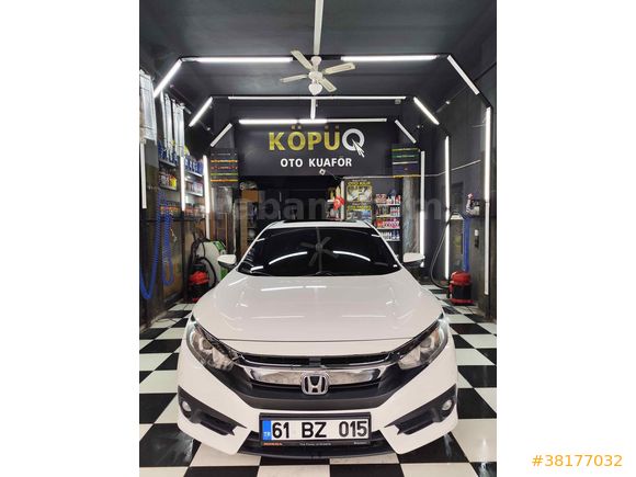 Sahibinden Honda Civic 1.6i VTEC ECO Elegance 2016 Model  100.000 km Beyaz