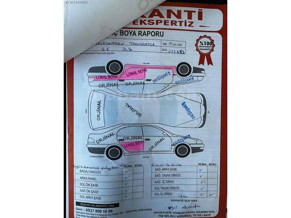 VOLKSWAGEN TRANSPORTER UZUN ŞASE