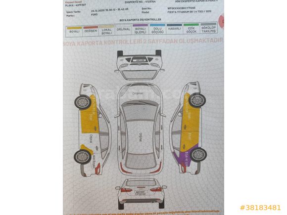 Sahibinden Ford Focus 1.6 TDCi Style 2012 Model