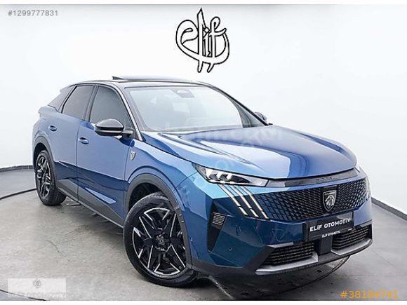 PEUGEOT 3008 2025 1.2 HYBRİD+BENZİN GT'' OBSESSİON MAVİ HATASIZ