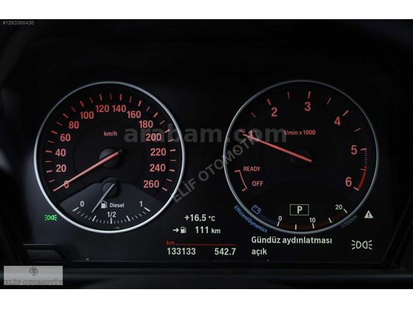 BMW 2015 1.16 D JOY+PLUS EXTRALAR İLE ///M GÖRÜNÜMLÜ 133.BİN KM'