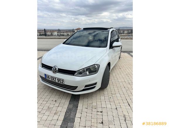 Sahibinden Volkswagen Golf 1.6 TDi BlueMotion Comfortline 2016 Model  190.000 km Beyaz