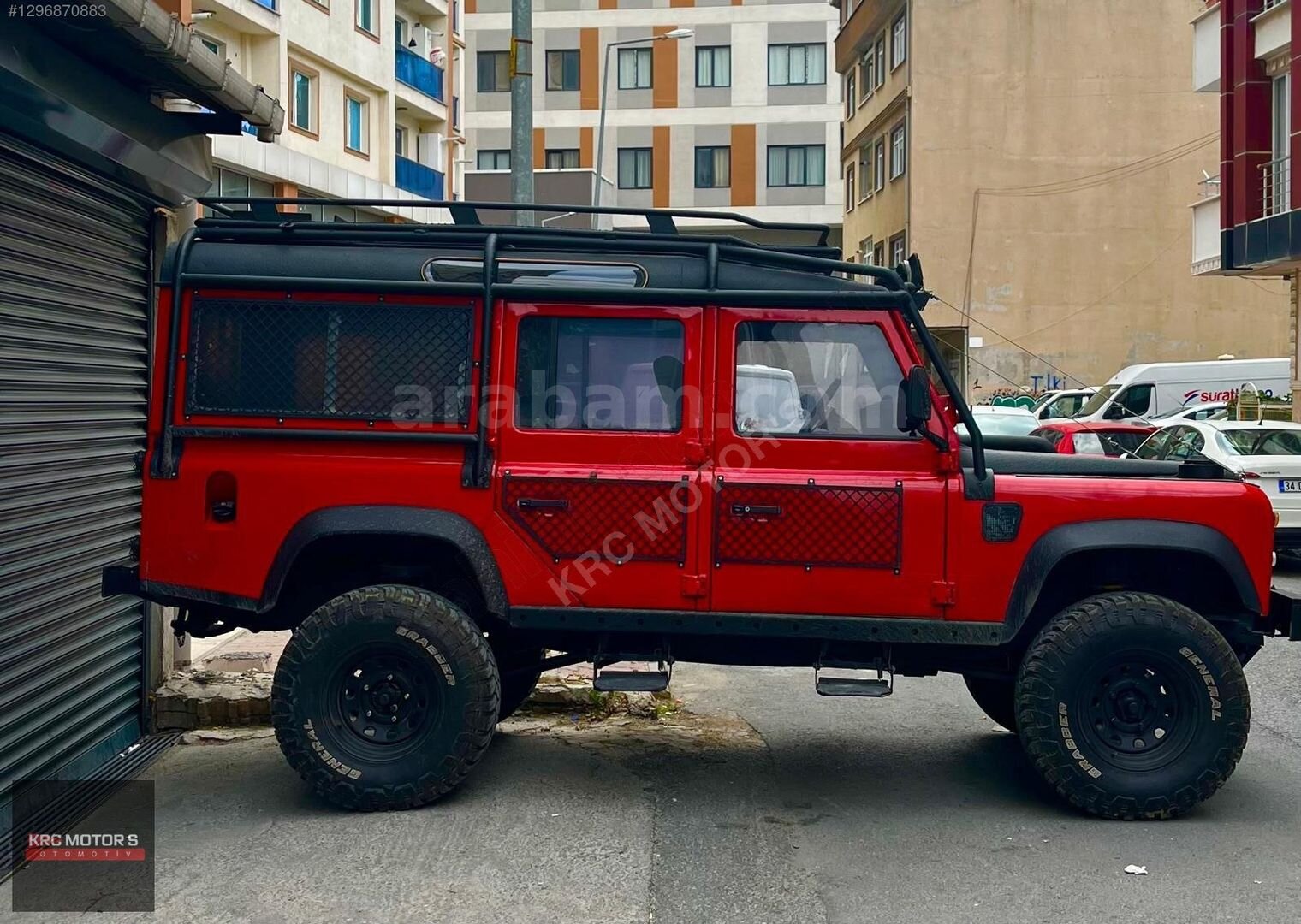 Galeriden Land Rover Defender 110 2.5 TDI 1988 Model İstanbul 75.000 km Kırmızı 4