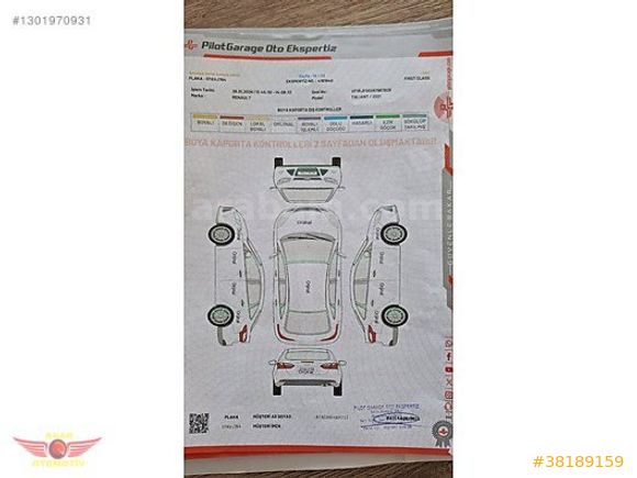 2021 RENAULT TAİLANT HATASIZ BOYASIZ TRAMERSIZ