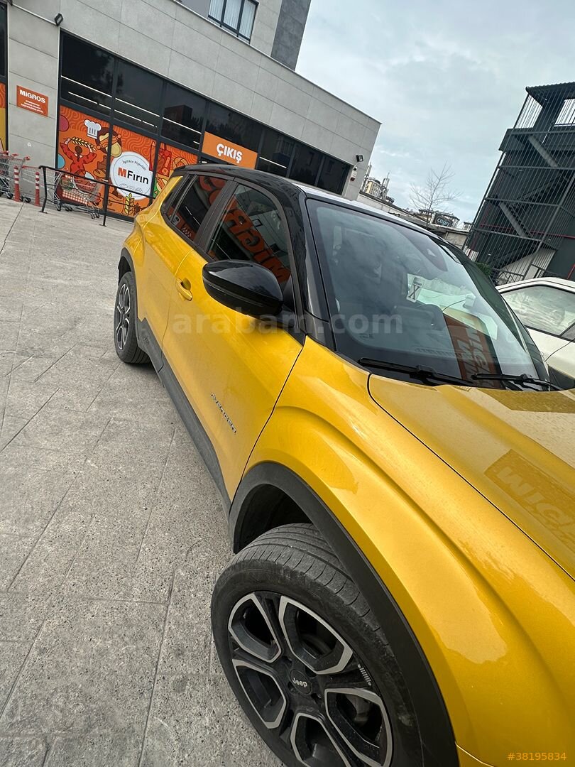 Sahibinden Jeep Avenger Hybrid 1.2 Summit 2024 Model İstanbul 60.000 km Sarı 5