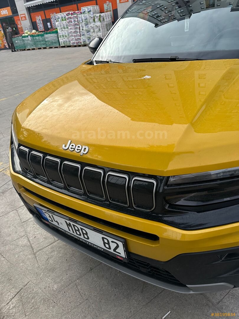 Sahibinden Jeep Avenger Hybrid 1.2 Summit 2024 Model İstanbul 60.000 km Sarı 1