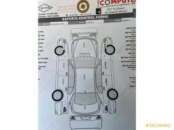 Sahibinden Renault Fluence 1.5 dCi Touch 2013 Model 