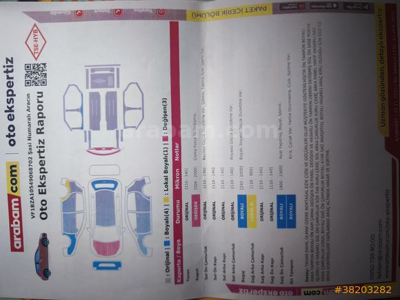 Sahibinden Renault Megane 1.6 Joy 2013 Model