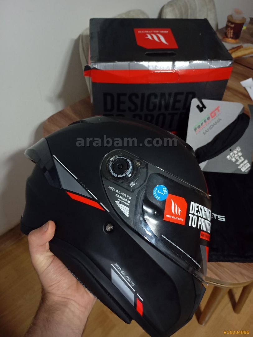 MT TARGO S MAT SİYAH KASK L BEDEN