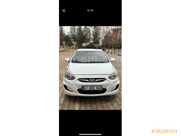Sahibinden Hyundai Accent Blue 1.4 CVVT Mode 2013 Model  266.000 km Beyaz