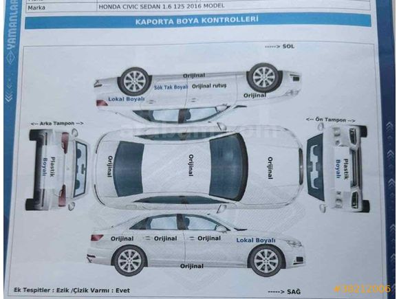 AĞIR HASAR KAYITLI DEĞİŞENSİZ.         