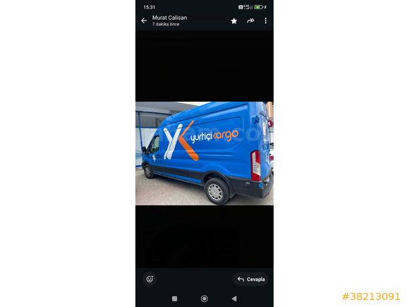 Sahibinden Ford Transit 350 LF 2022 Model 
