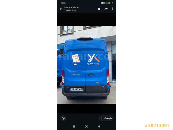 Sahibinden Ford Transit 350 LF 2022 Model 