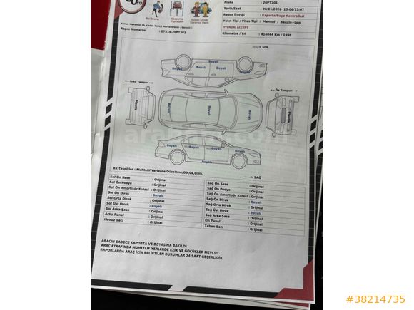 Hyundai Accent 1.5 GLS 1996 Model 4 silindir