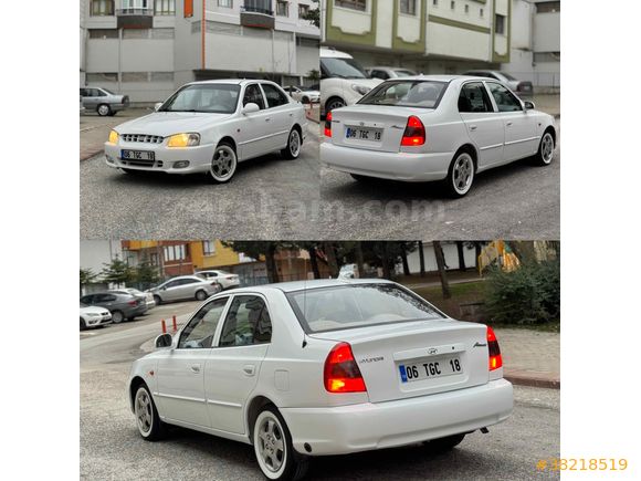  Hatasız Sahibinden Hyundai Accent 1.3 LX 2002 Model Ankara