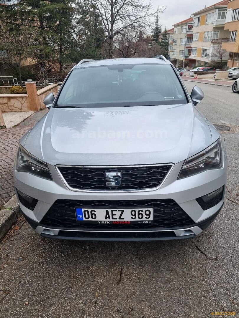 Sahibinden Boyasız Değişensiz Seat Ateca 1.4 TSI Xcellence 2017 Model Gri 1