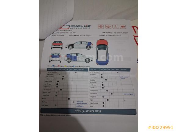 Sahibinden OTOMATİK Renault Megane 1.5 Blue DCI Touch 2020 Model  115.200 km Gri (metalik)
