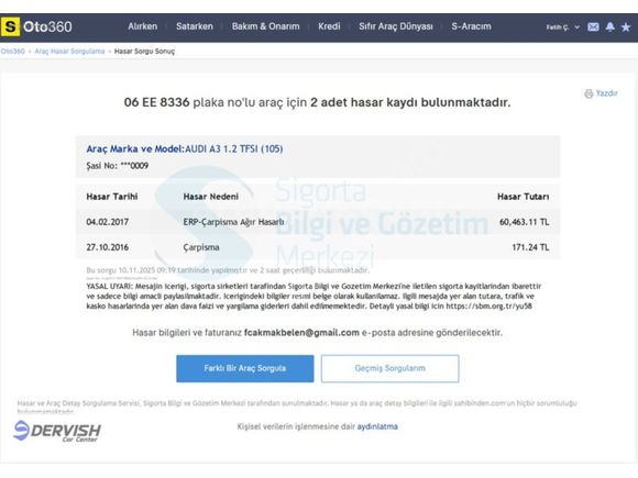 EGEA PARASINA DİZEL OTOMATİK 2016 AUDİ