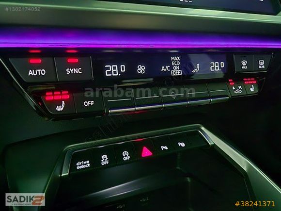 SADIK2'DEN 2021 AUDI A3 30TFSI ADVANCED MHEV STRNC 110 CAM TAVAN