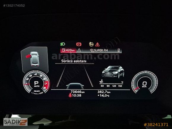 SADIK2'DEN 2021 AUDI A3 30TFSI ADVANCED MHEV STRNC 110 CAM TAVAN