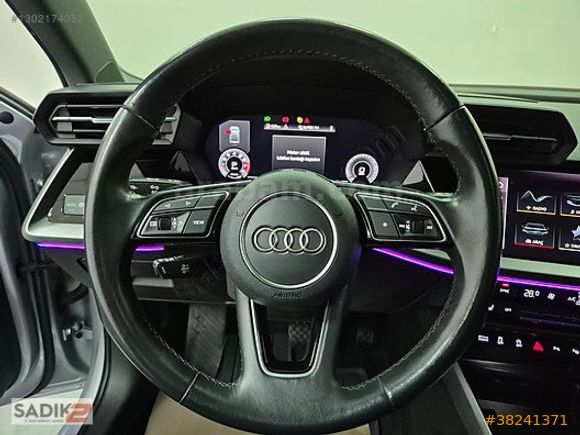 SADIK2'DEN 2021 AUDI A3 30TFSI ADVANCED MHEV STRNC 110 CAM TAVAN