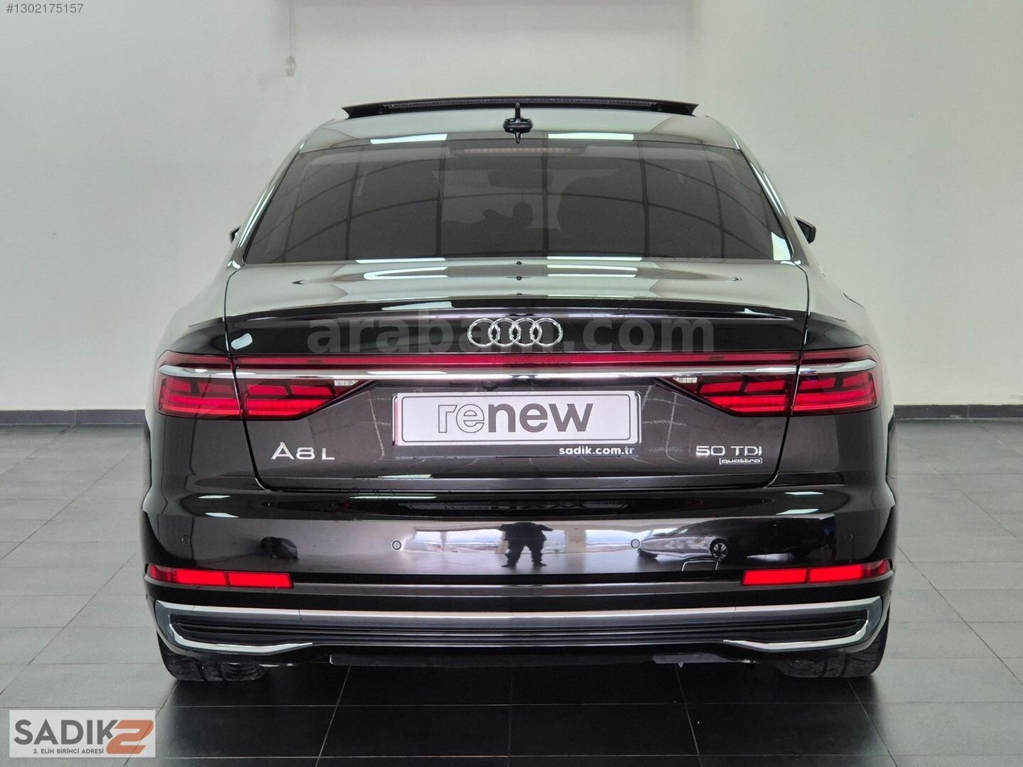 Galeriden Audi A8 50 TDI Quattro Long 2023 Model Denizli 100.000 km Siyah 5
