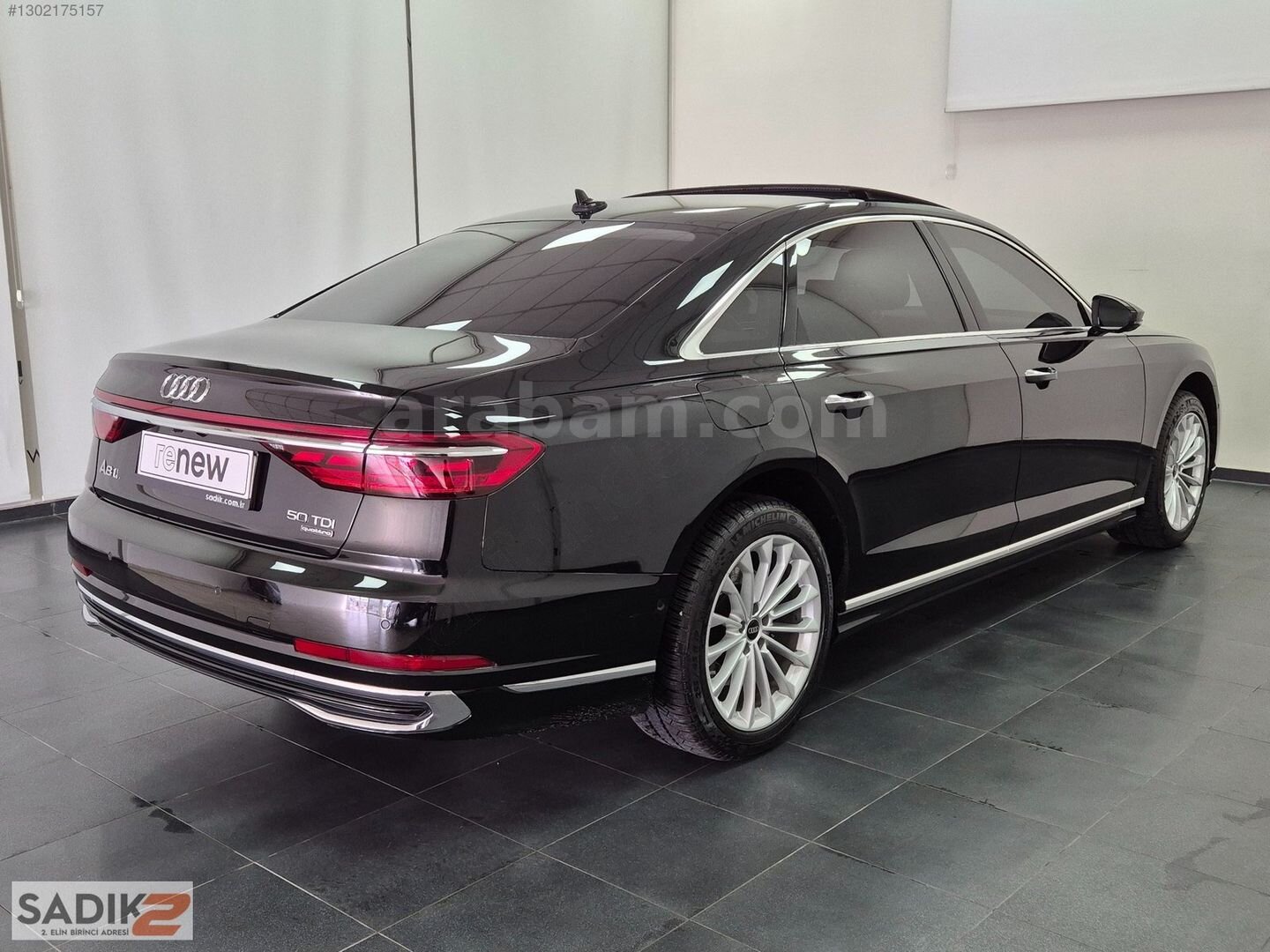 Galeriden Audi A8 50 TDI Quattro Long 2023 Model Denizli 100.000 km Siyah 4