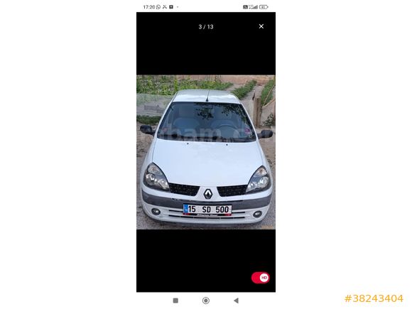 EMEKLİ KAMU PERSONELİNDEN BAKIMLI CLIO 1.5DCİ  ALİZE