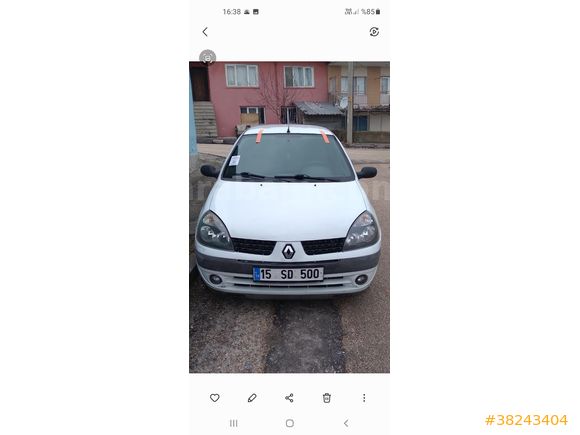 EMEKLİ KAMU PERSONELİNDEN BAKIMLI CLIO 1.5DCİ  ALİZE
