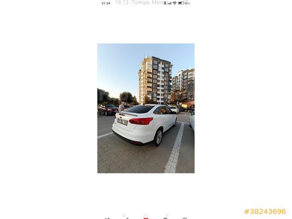 Sahibinden Ford Focus 1.6 TDCi Trend X 2015 Model