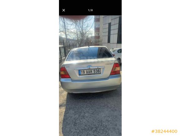 Sahibinden Toyota Corolla 1.6 Linea Terra 2004 Model  295 km Gri