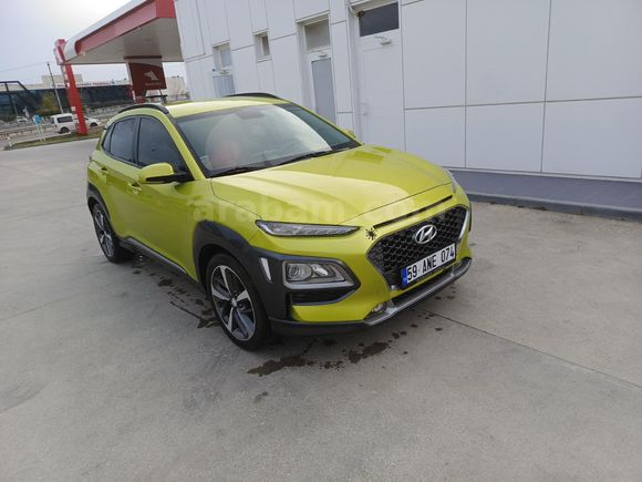 Sahibinden Hyundai Kona 1.6 T-GDI 2018 Model  87.000 km Yeşil (metalik)
